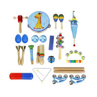 22-Piece Set Musical Instruments Early Education Enlightenment Instrument for Children Hands Sensing Practice