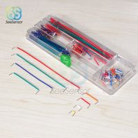 สายไฟจัมเปอร์แข็ง22 Awg พร้อมกล่องสำหรับ Arduino แผงวงจรไม่มีบัดกรี140ชิ้น/ล็อต