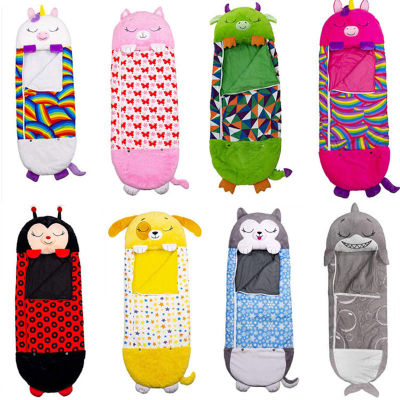 เด็กการ์ตูนถุงนอนเด็กสัตว์ Sleep Sack ตุ๊กตา Plush หมอน Lazy Sleepsacks สำหรับชายหญิงวันเกิด Christma Gift