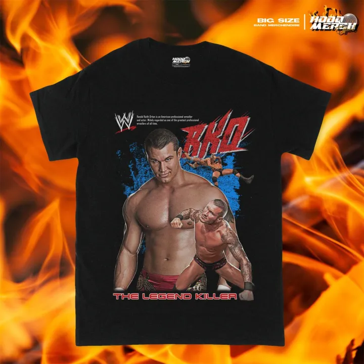 (big Size) Smackdown Randy Orton Vintage T-shirt - Wwe Randy Orton 