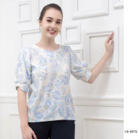 VERONIQA Blouse VE-B975 พีชสกิน แขนสั้น IGPU22-10