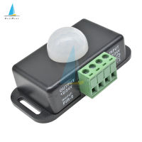 Seasboat อัตโนมัติ DC 12V-24V 8A อินฟราเรด PIR เซ็นเซอร์ตรวจจับการเคลื่อนไหวสำหรับโคมไฟ LED Light