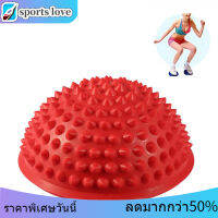 【ลดราคา】ครึ่งรอบ PVC Yoga Balls นวดบอลโยคะลูกบอลฟิตเนสออกกำลังกายยิมนวด 5 สี