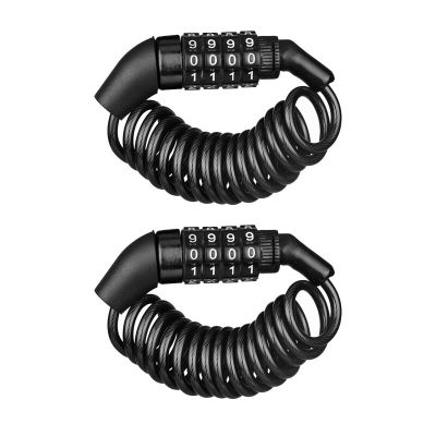 Bicycle Lock Security Code 4 Digits Lock Anti-Theft Combination Code Security Bicycle Bicycle Accessories (2Pcs) Locks