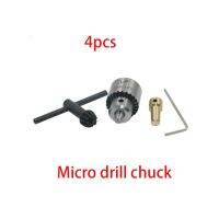 Micro Drill Chucks Motor Jaw Clamping 0.3 4mm Cone Mounted Spindle 3.17mm Shaft