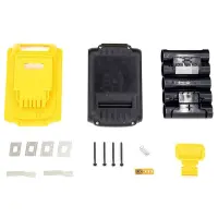 Battery Plastic Shell KIT Battery Shell Accessories DCB200 for DeWalt DCB201 DCB203 DCB204 DCB200 18V 18650 Li-Ion Battery for 3A 4A 5A