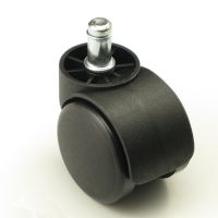 Black Plastic Replacement Swivel Casters 50mm Office Revolving Chair Sofa Wheels Rolling Roller Caster Furniture Hardware Parts