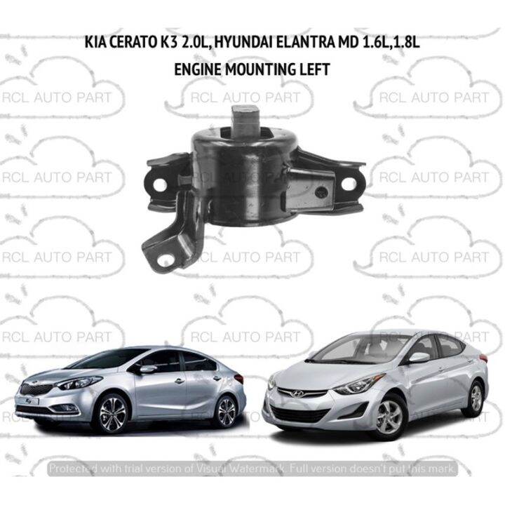 ENGINE MOUNTING LEFT KIA CERATO K3 2.0,HYUNDAI ELANTRA MD 1.6 1.8 | Lazada