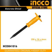 INGCO เหล็กสกัด ปากแหลม ด้ามหุ้มยาง รุ่น HCC0841016 (10 นิ้ว) ( Concrete Chisel ) / สกัดคอนกรีต