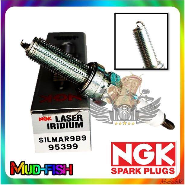 NGK LASER IRIDIUM SILMAR9B9 SPARK PLUG FOR KAWASAKI ZX10R ZX10R, H2R