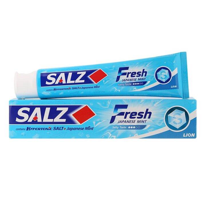 fernnybaby-ยาสีฟันซอลส์-ขนาด-salz-160g-ยาสีฟันซอล-salt-เค็มแต่ดี-saltz-สูตร-ยาสีฟันซอลส์-สีฟ้า-เฟรช-160-กรัม