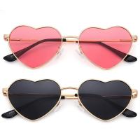 【YF】▽♞  Fashion Womens Metal Shaped Sunglasses Gradient Outdoor Goggles Female Eyewear UV400 Shades