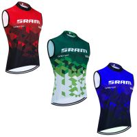 2024 SRAM Syncros ROCKSHOCK Cycling Jersey Vest ITALIA Bike Windbreaker Ropa Ciclismo Sleeveless Bicycl Maillot Tshirt