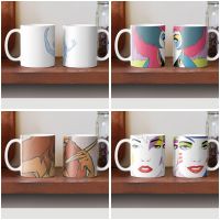 Custom Funny Ceramic Cups Creative Cups And Cute Mugs Personalized Gift Nordic Kawaii Cup For Tea Coffee Cups Beer Autumn Anime