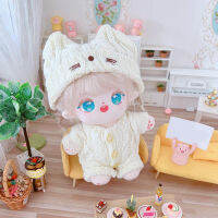 Cotton Doll Clothes 20CM Plush Toys Accessories Knitwear Cat Hat TWICE Red Velvet Fans Gifts