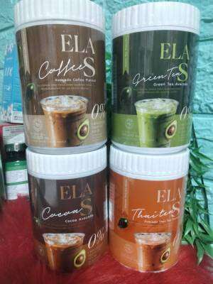 น้ำชงจ่อย E LA S  มี 4 รส  กาแฟ /โกโก้ / ชาไทย / ชาเขียว  ของนะนุ่น ขนาด 100  กรัม