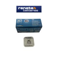 ถ่านนาฬิกา ถ่านกระดุม Renata 362 (721SW) Watch Batteries Silver Oxide 1.55V (Swiss Made) ถ่านสวิส แพคกิ้งเม็ดเดี่ยว ถ่านใหม่ ของเเท้