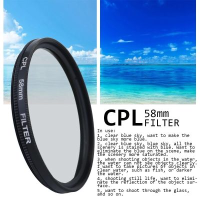 Phone Case with 58mm Interface Filter Ring Adapter for CPL VU ND Star Phone Lens Filter For Iphone 14 pro/14 pro max Smartphones