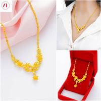 Korea 24k Necklace Chain Wedding Gold Plated