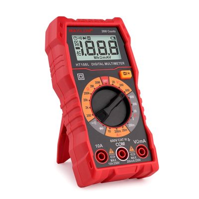 MAYILON HT108L Multimeter Digital Professional Voltmeter Ammeter Range 600V 10A AC DC Tester