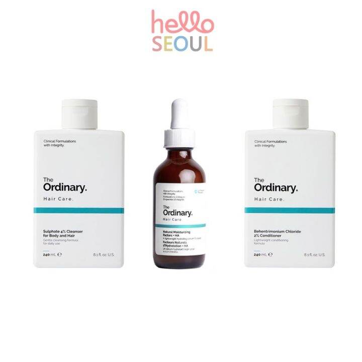 [The Ordinary Hair Care] Sulphate 4 Shampoo/ Conditioner/NMF HA Hair Serum Lazada PH