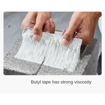 Waterproof Tape Butyl Tape Wound Leak-blocking Square Waterproof Kitchen Toilet Pipe Crack Tape Resistant To High Temperature