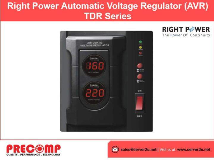 Right Power Automatic Voltage Regulator TDR Series (TDR 3000) | Lazada