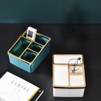 Home Desk Office Organizer Remote Control Storage Holder Desktop Pencil Pen Sundries Box Stationery Organizer School Supplies