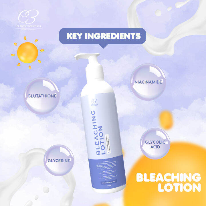 Bleaching Lotion with Micro peeling Effect | Whitening Lotion | Clarity ...