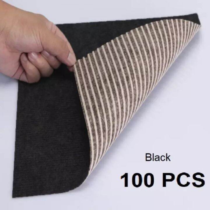 (100pcs) 30X30CM Self Adhesive Carpet Tiles DIY Carpet Floor Tiles