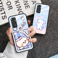 สำหรับ Redmi Note 11 4G เคสโทรศัพท์ Redmi Note 11S เคสกระจกเทมเปอร์ป้องกันกรอบ TPU แบบนุ่มแข็งกันกระแทกแฟชั่นฝาหลัง