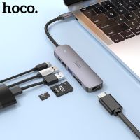 USB Hoco อะแดปเตอร์ C ถึง USB 3.0 2.0อะแดปเตอร์ PD60W แท่นสำหรับ Macbook Pro อุปกรณ์เสริม HDMI-รองรับตัวแยก USB-C 4K 30HZ HDTV