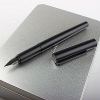 คุณภาพสูง Jinhao 35ปากกาหมึกซึมฝ้าสแตนเลสสีดำ0.38มม. ปากกาหมึกปากกาลูกลื่นโรงเรียนสำนักงานเครื่องเขียนอุปกรณ์