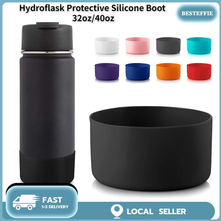 32-40oz Protective Silicone Bottle Sleeve for Hydro Flask Anti-Slip Bottom  Cover