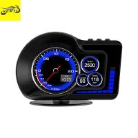 Homyl Car Head Up Display HUD Display ความเร็วของยานพาหนะเครื่องวัดความลาดชันระดับความสูง Universal