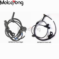 New 2pcs Front Right Left ABS Wheel Speed Sensors For Mitsubishi Lancer Outlander 4670A576 4670A575