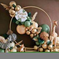 「 ANN Hardware 」86ชิ้น BeanBalloon GarlandBalloon Arch Chain Junglesaari Theme Party Supplies WildBirthday Party Decors