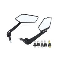 AOZBZ Universal Pair Motorcycle Rear Mirror Scooter 8mm 10mm Motorbike Modification Back Side Mirrors for HONDA YAMAHA SUZUKI