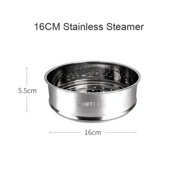 Stainless Steel Thickened Waterproof Steamer Tray Kitchen Rack Pot