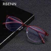 {Paopao glasses}RBENN ย้อนยุคกรอบโลหะแมวตาแว่นอ่านหนังสือผู้หญิงป้องกันแสงสีฟ้าสายตายาวตามอายุแว่นตา0.5 0.75 1.75 2.25 2.75 4.5 5.0 6.0