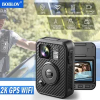 BOBLOV F3 2K EIS กล้องแอ็กชันกีฬาขนาดเล็กป้องกันการสั่นไหวพร้อม GPS F2 HD 1440P 128GB เครื่องตรวจจับการเคลื่อนไหวตัวกล้อง Poket DVR วิดีโอเครื่องบันทึกเสียงกล้องรถชนกล้องวิดีโอ