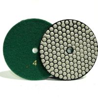 6Inch 150mm Dry Diamond Polishing Pad for Sanding Granite Quartz Stone Marble Floor Polishing Disc Turtle for Grinding Tool 1Pcs