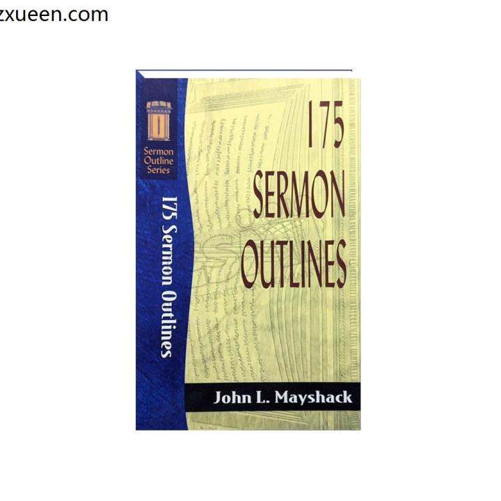 【READY STOCK】 ♙Sermon Outline Series 175 Sermon Outlines | Lazada PH