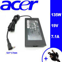 ACER อะแดปเตอร์ 135W 19V 7.1A 5.5x1.7mm เข้ากันได้กับ AN515-41   AN515-42  AN515-51