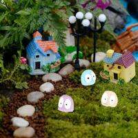 Luminous Briquettes Elfs Black Ball Sprite Miniatures Home Fairy Garden Decor Desk Glowing Elf Decorative DIY Accessories S4D1