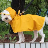 M-9XL Reflective Tape Dog Raincoat Large Pet Coat Outdoor Waterproof Pets Clothes Dog Raincoat Teddy Dog RainCoat Puppy Raincoat