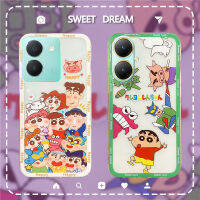 เคสมือถือ VIVO Y27 Y78 Y02T 4G 5G 2023แฟชั่นใหม่เคสป้องกันลายการ์ตูนน่ารักสุดสร้างสรรค์เคสสมาร์ทโฟน Shin-Chan VIVOY78ซิลิโคนนิ่ม5G