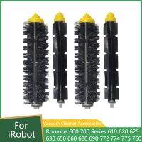 ชิ้นส่วนเครื่องดูดฝุ่นหุ่นยนต์สำหรับ Irobot Roomba 600ชุด700 610 625 630 650 660 680 690 772 774 775อุปกรณ์แปรงลูกกลิ้ง760