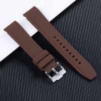 “：{ 20Mm Watchbands For Omega Seamaster Curved End Ruer Strap For Swatch Moon Planet Series Soft Silicone Strap Women Men Sports