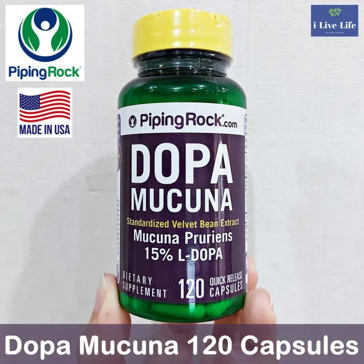สารสกัดเมล็ดหมามุ่ย Dopa Mucuna Pruriens Standardized 350 mg 120
